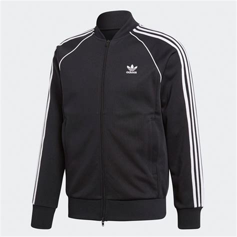 adidas jacke schwarzes logo|Schwarze Jacken .